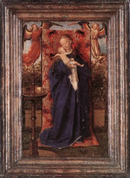 Madonna and Child at the Fountain Renaissance Jan van Eyck Oil Paintings